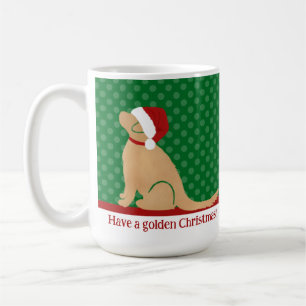 Have a Golden Christmas Green Mug