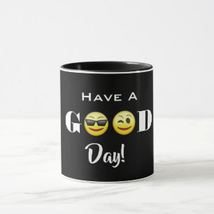 "Have A Good Day" Emojis Mug