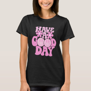 Have A Good Day Retro Smile Face Aesthetic Trendy T-Shirt