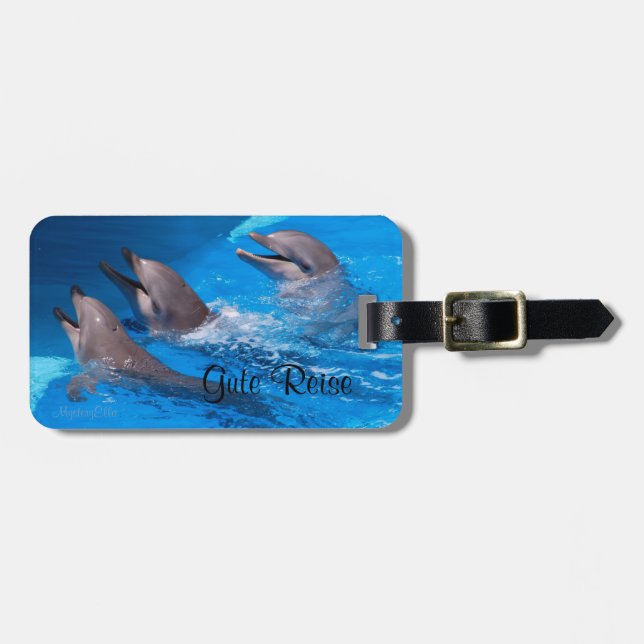 "Have a good trip" by mysteryella Luggage Tag (Front Horizontal)