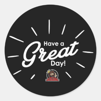 Have A Great Day Sticker (Black)