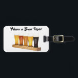 Have a Great Flight Luggage Tag<br><div class="desc">Have a great flight...  a beer flight!</div>