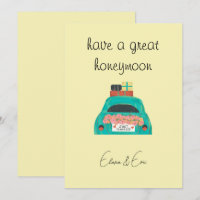 have a great honeymoon