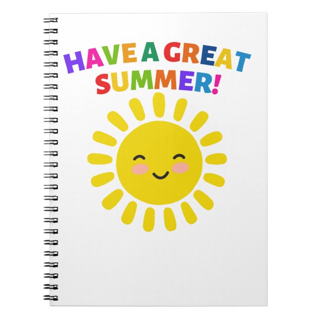 Have a Great Summer Notebook (Front)