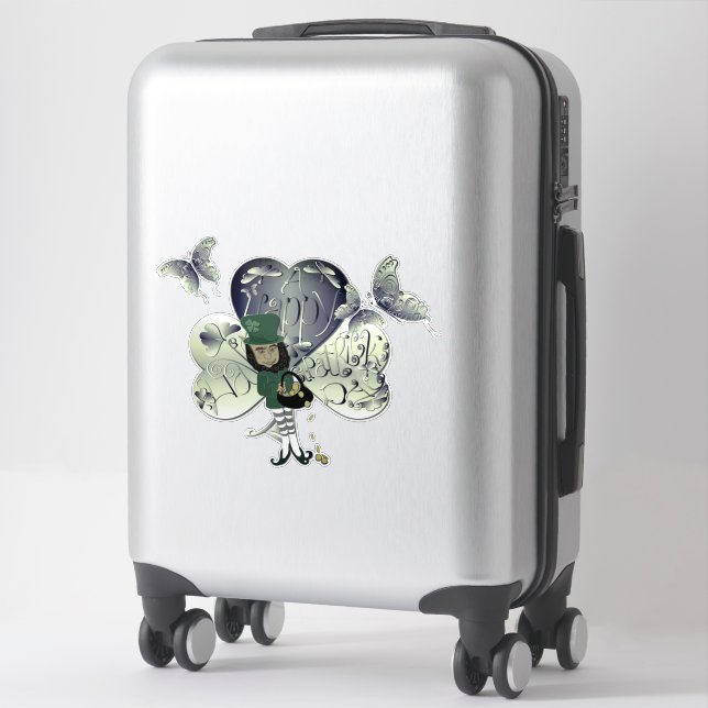 "Have a Happy St. Patrick's Day" Leprechaun  (Suitcase)