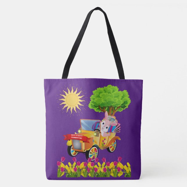 Have A Happy Summertime Tote Bag (Front)
