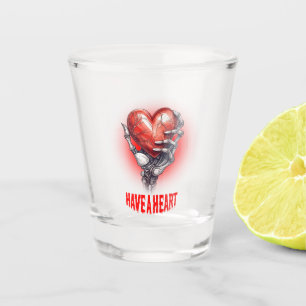 Have A Heart Halloween Shot Glass