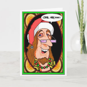 Have A Hippie Christmas Holiday Card