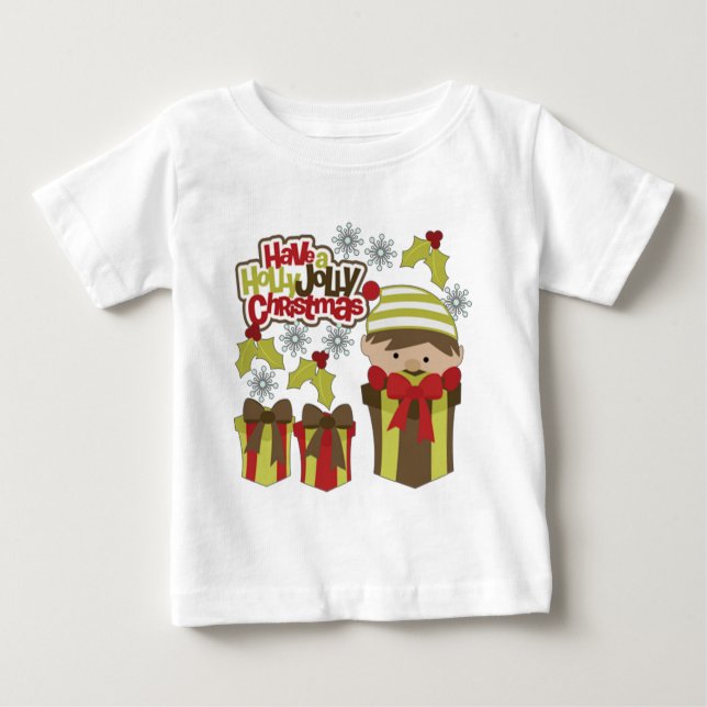 Have A Holly Jolly Christmas Baby T-Shirt (Front)