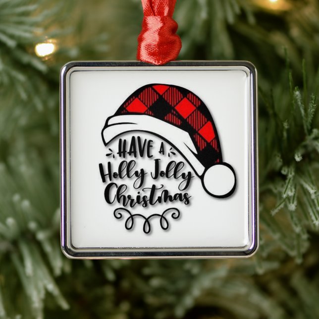 *HAVE A HOLLY JOLLY CHRISTMAS* CHRISTMAS ORNAMENT (Tree)