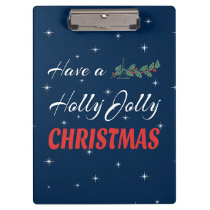 Have a Holly Jolly Christmas Clipboard