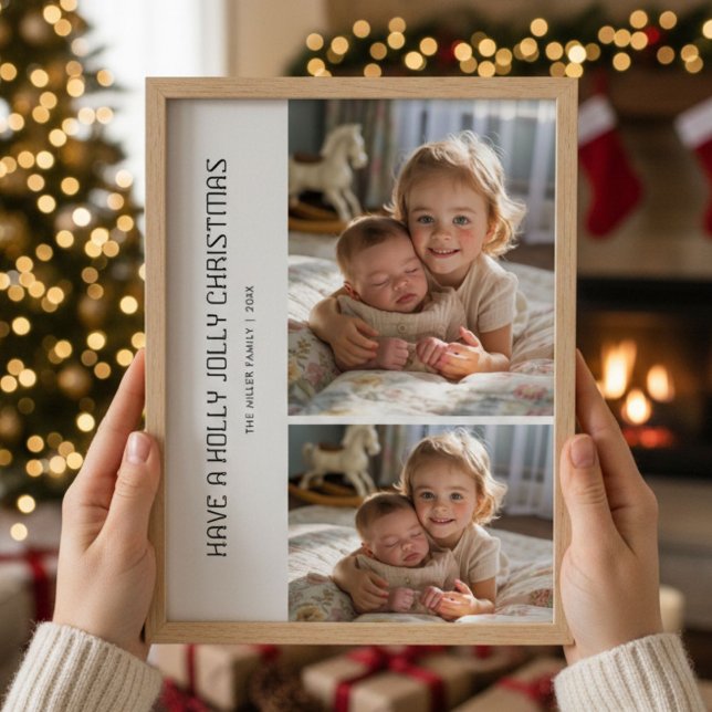 Have a Holly Jolly Christmas — Cute & Family card (Creator Uploaded)