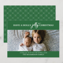HAVE A HOLLY JOLLY CHRISTMAS FLAT PHOTO