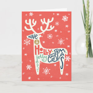 Have a Holly Jolly Christmas Holiday Card