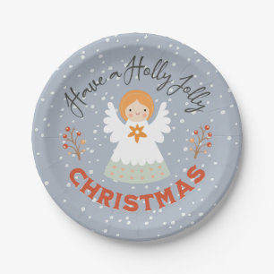 Have a Holly Jolly Christmas Paper Plate