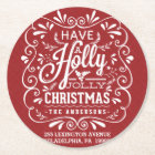 Have A Holly Jolly Christmas Red Return Address
