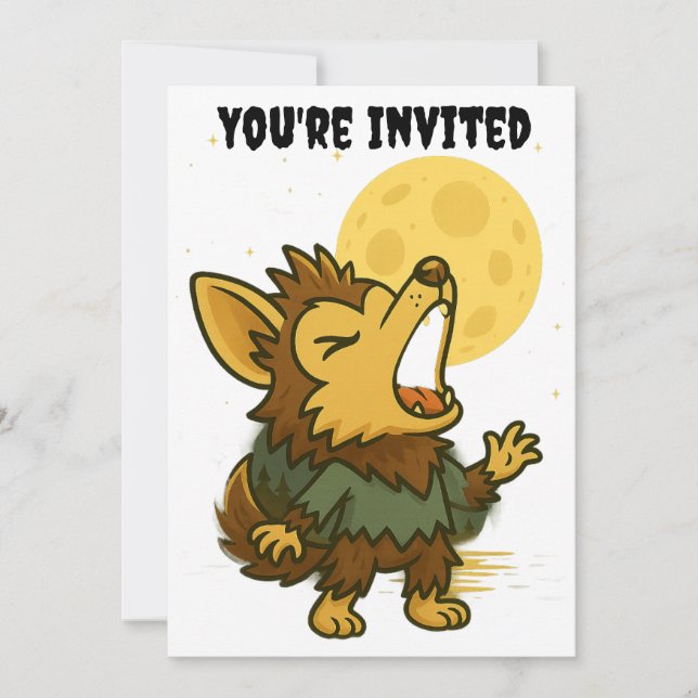 Have a Howling Halloween Invitation (Front)