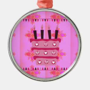 Have a Lovely Blessed Wonderful Happy Birthday Metal Ornament