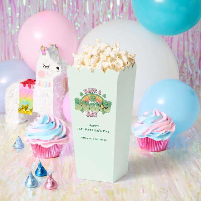 Have a Lucky Day Retro St. Patrick's Day Favour Box (Party)