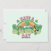 Have a Lucky Day Retro Typography