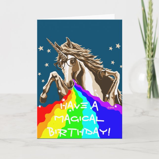 Have a magical birthday! card (Front)