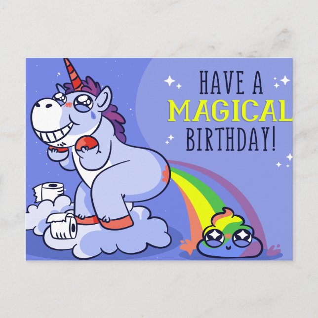 Have A Magical Birthday | Happy Birthday Postcard (Front)