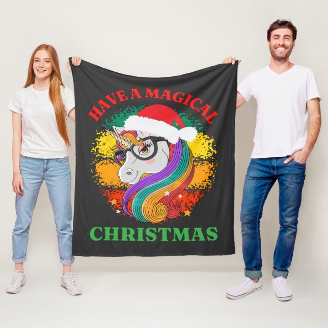 have a magical christmas fleece blanket (In Situ)