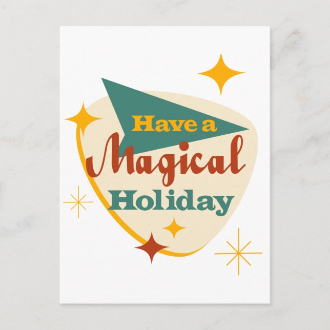 Have a Magical Holiday  Postcard (Front)