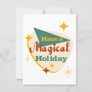 Have a Magical Holiday Postcard