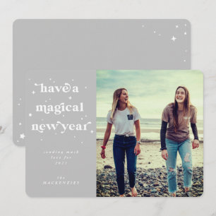 Have A Magical New Year Photo Holiday Card