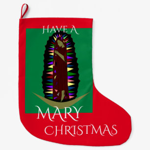 have a mary christmas large christmas stocking