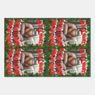 Have a Merry Squatching Christmas Wrapping Paper Sheet