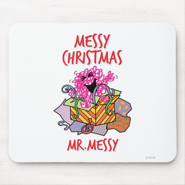 Have A Messy Christmas Mouse Pad (Front)