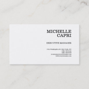 Have a Minimalist Modern Plain Printed Business Card