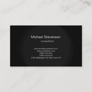 Have a Minimalist Modern Plain Printed Business Card