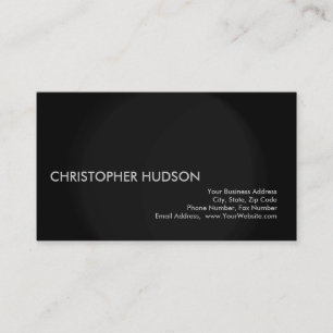 Have a Minimalist Modern Plain Printed Business Card