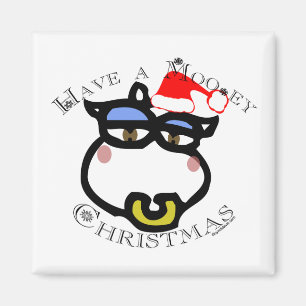 Have a Mooey Christmas! Magnet