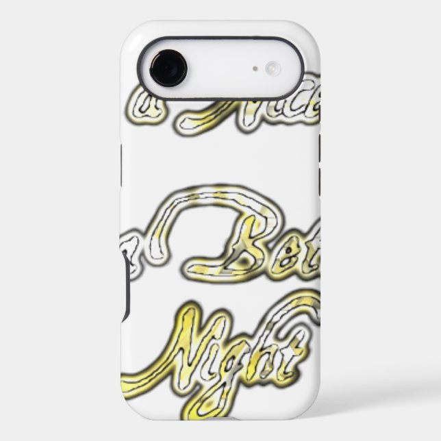 Have a Nice Day & a Better Night Quote Art Print (Back)