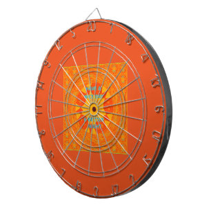 Have a Nice Day & a better Night red Design Dartboard