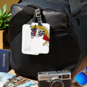 Have a Nice Day & a Better Night Wizard Art Quote Luggage Tag