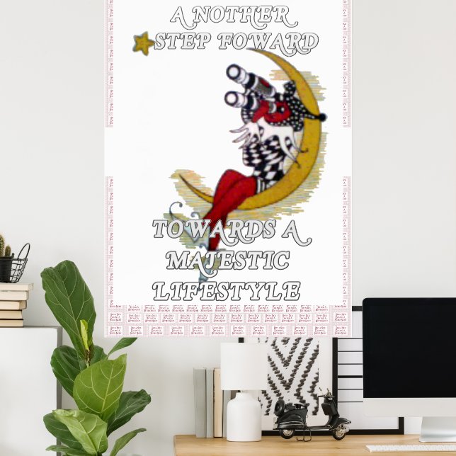 Have a Nice Day and a Better Nigh Wizard Art Quote Poster (Home Office)