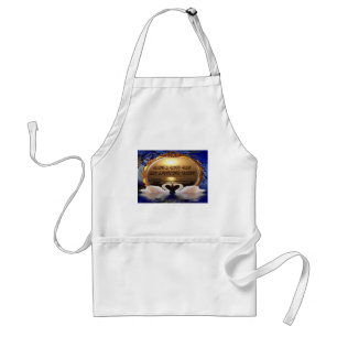 Have A Nice day and a Nice Night.silver Standard Apron