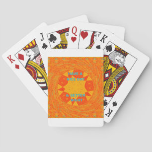 Have a Nice Day & Better Night Art Print Playing Cards