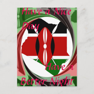 Have a Nice Day Kenya Hakuna Matata Postcard