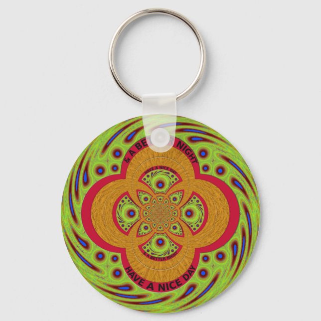 Have a Nice Day Key Ring (Front)