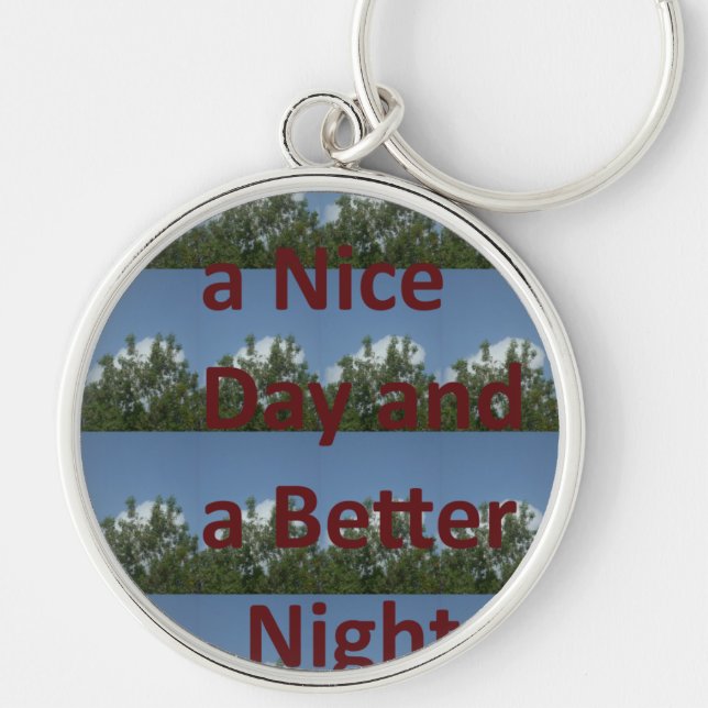 Have a nice day.png key ring (Front)