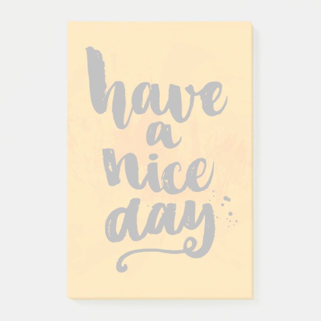 Have A Nice Day Post-it Notes (Front)