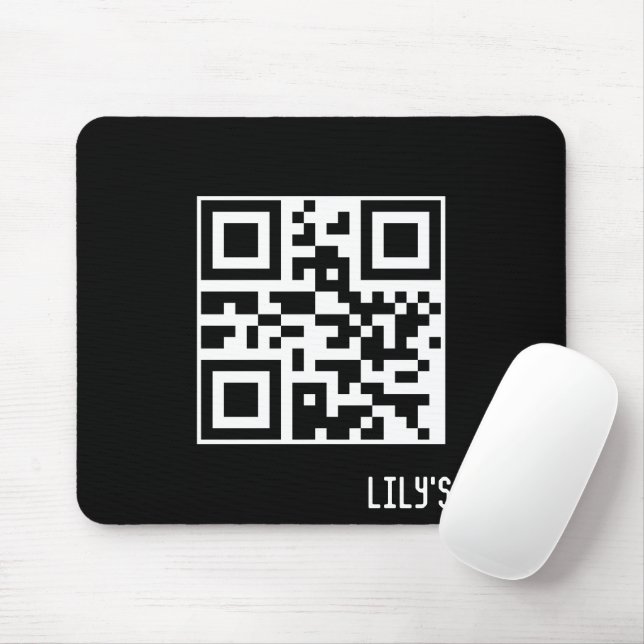 Have A Nice Day QR Code Mouse Pad (With Mouse)
