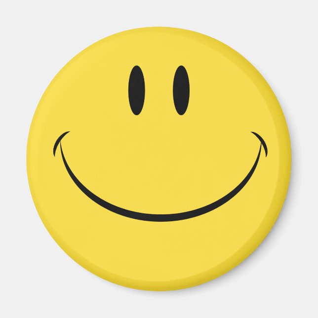 Have a nice day retro face magnet (Front)