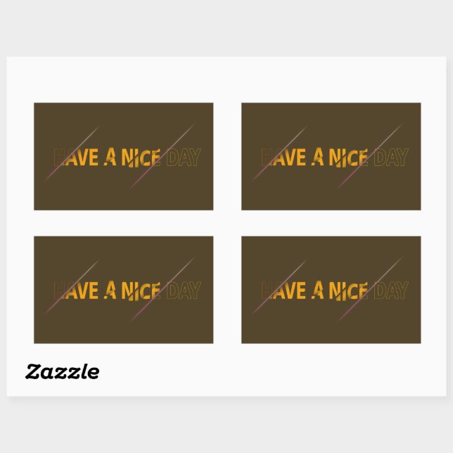 Have a Nice Day Stickers (Sheet)